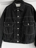 Simply Complicated Japan Type 2 Boyfriend Denim Jacket - L