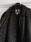 1990s Gap Leather Jacket - XL