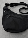 Italian Brand Leather & Nylon Cross Body Bag