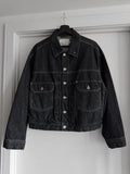 Simply Complicated Japan Type 2 Boyfriend Denim Jacket - L