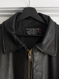 1980s Schott NYC Leather MA-1 Flight Jacket - XL