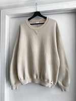 2000s Russell Athletic Cream Crewneck - XL