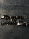 Heavy Studder Leather Belt - XL
