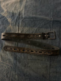 Distressed Leather Belt - L