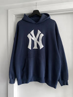 1990s New York Yankees Logo Hoodie - XL