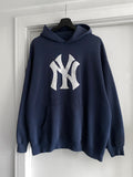 1990s New York Yankees Logo Hoodie - XL