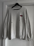 1990s Russelll Pro Distressed Logo Crewneck - L