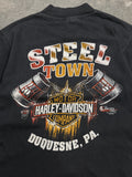 1980s Harley Davidson Steel Town Tee - XS