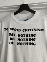 1980s Criticism Tee - S