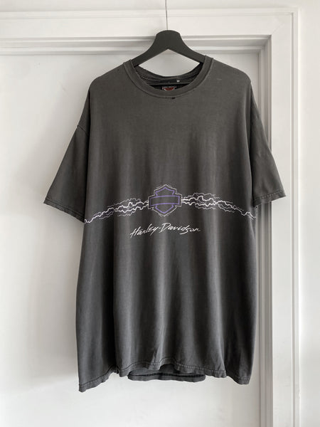 1990s Harley Davidson Lighting Tee - XL