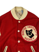 1970s Boston University Hockey Varsity Jacket - M