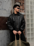 1980s Schott NYC Leather MA-1 Flight Jacket - XL