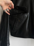 1990s Gap Leather Jacket - XL