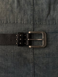 2000s Levis Studded Ring Leather Belt - S