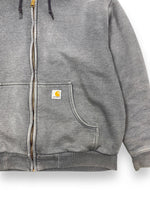 2000s Carhartt Thermal Lined Faded Zip Hoodie - XL