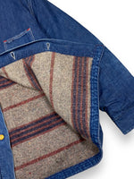 1970s Big Ben Blanket Lined Denim Chore Jacket - XL