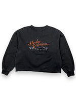 Harley Davidson Cropped Distressed Crewneck - M