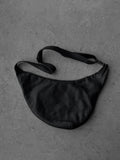 Italian Brand Leather & Nylon Cross Body Bag