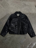 1990s Gap Leather Jacket - XL