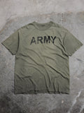 2000s Sun Faded Army Tee - XL