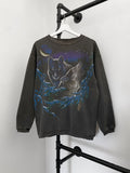 1990s Wolf Crewneck - M/L