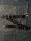2000s Levis Studded Ring Leather Belt - S