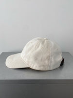 Vintage Blank Off White Distressed Cap - OS