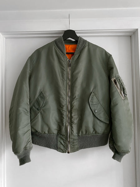 1970s Military MA-1 Bomber Jacket - L