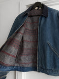 1970s Blanket Lined Denim Jacket - S