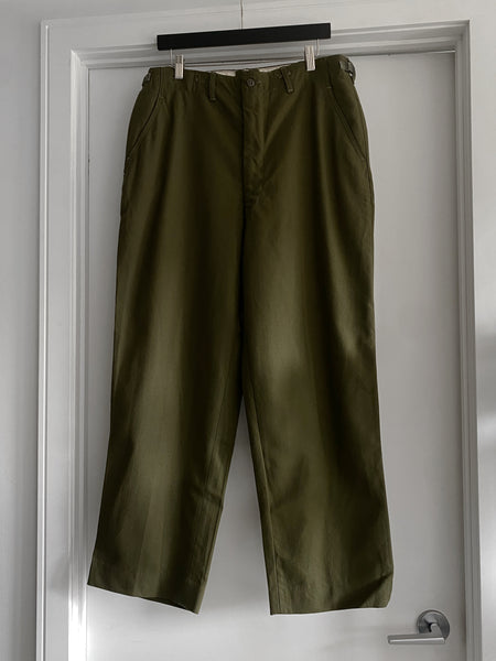 1951 Military Wool Trousers - 34” x 30”