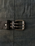 Heavy Studder Leather Belt - XL