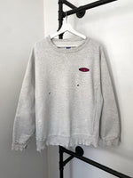 1990s Russelll Pro Distressed Logo Crewneck - L